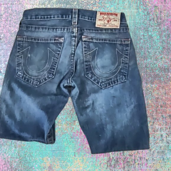 True Religion Mens Bobby Jeans size 32 waist 33 length - Picture 2 of 6